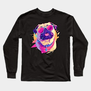 cool pug Long Sleeve T-Shirt